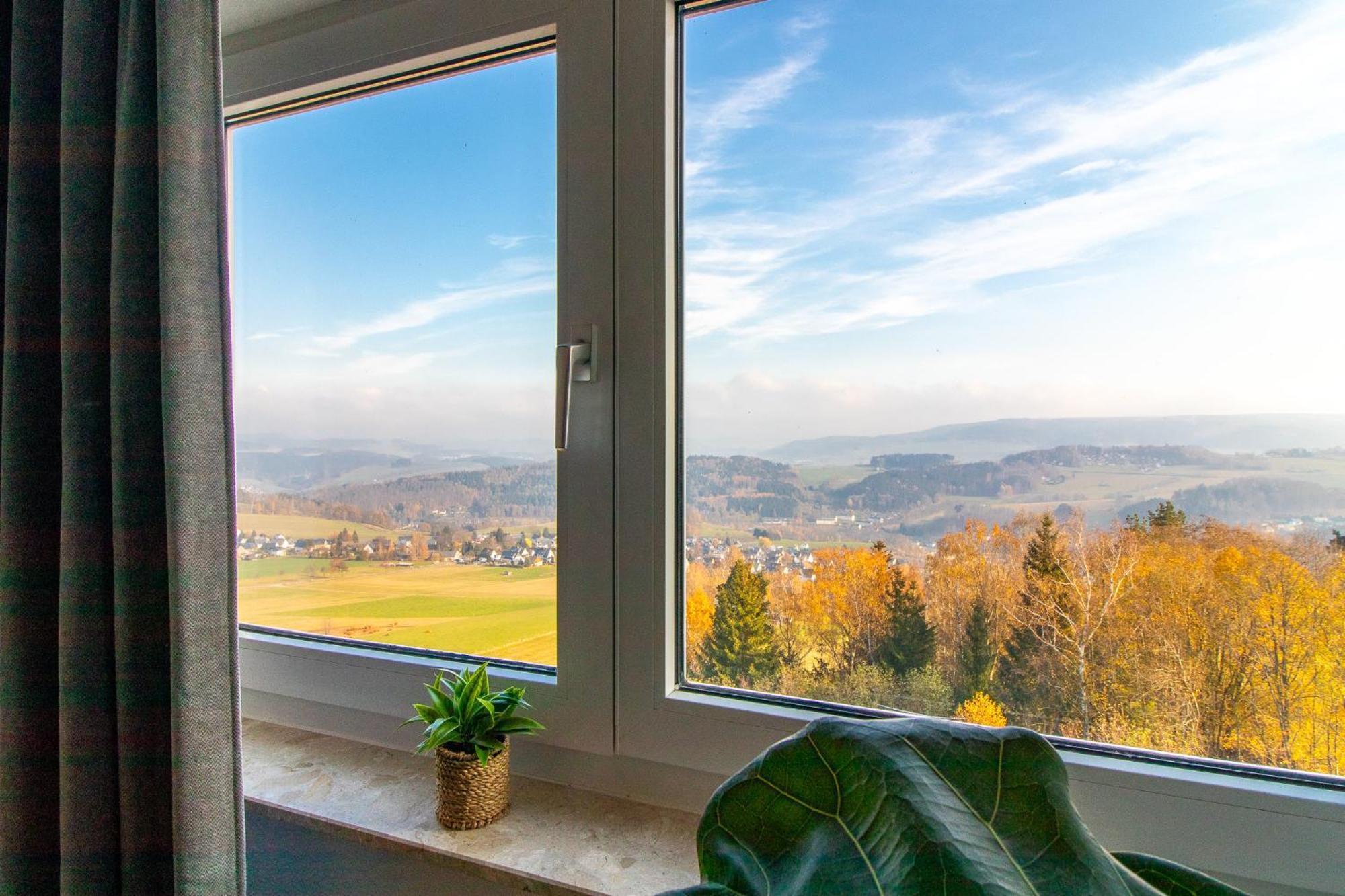 Panorama Apartment I Aufzug I Stellplatz I Natur Schwarzenberg  Luaran gambar
